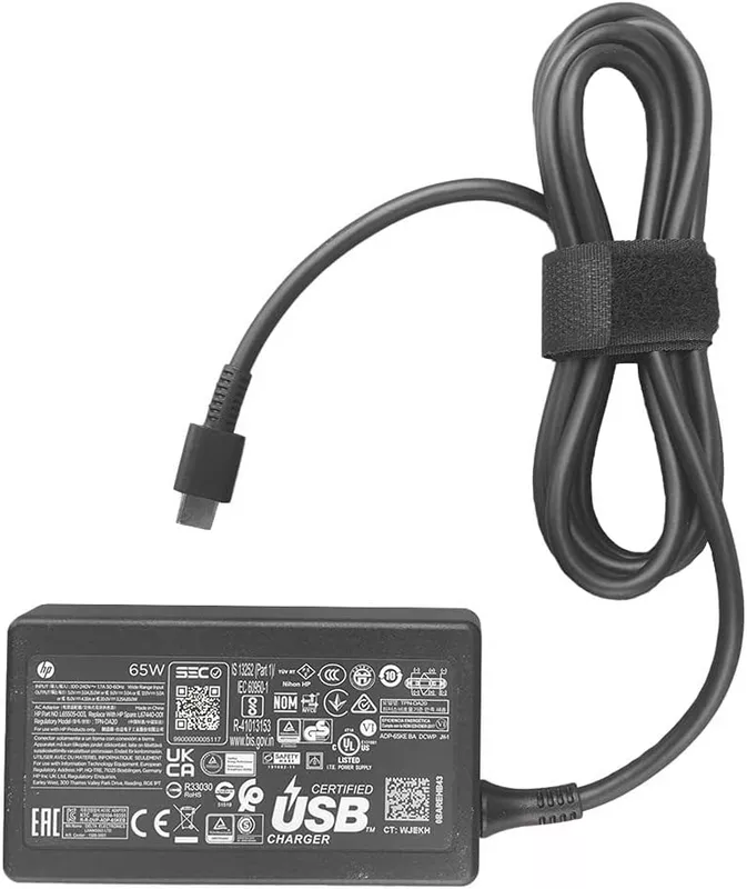 HP Type C 65W Laptop Adapter (1P3K6AA)