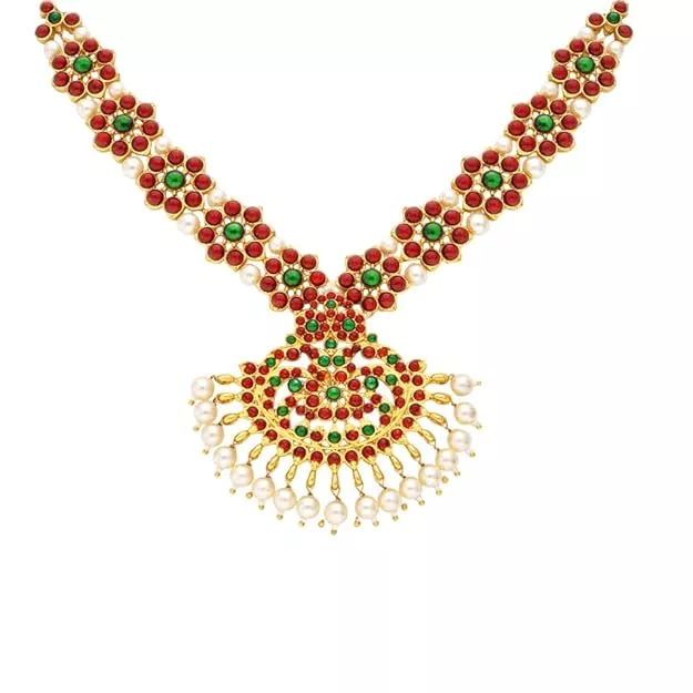 Gold Plated Attigai Choker Necklace