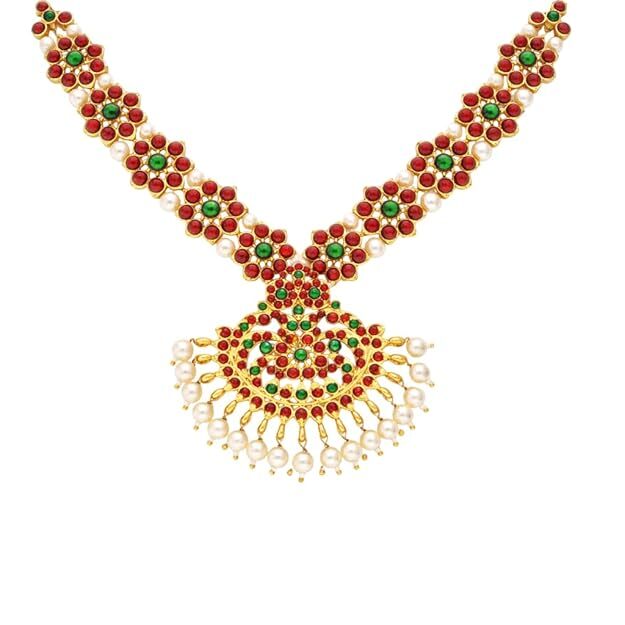 Gold Plated Attigai Choker Necklace