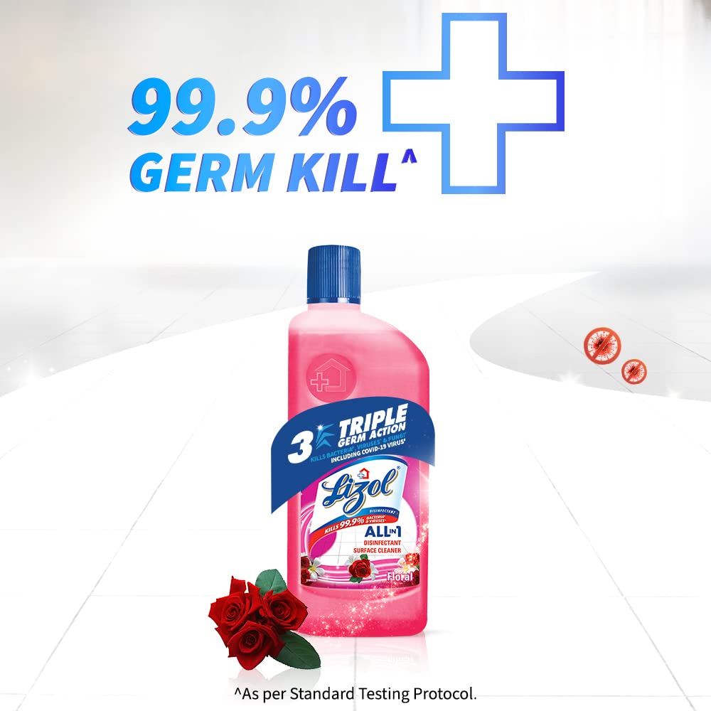 Lizol Disinfectant Surface & Floor Cleaner Liquid,l - 500ml |