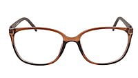 Unisex Large Rectangular Spectacle Frame. Brown Frame Unisex Large Rectangular Spectacle Frame. Brown Frame