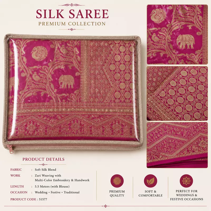 Silk Saree DN. 51577-JENNIFER