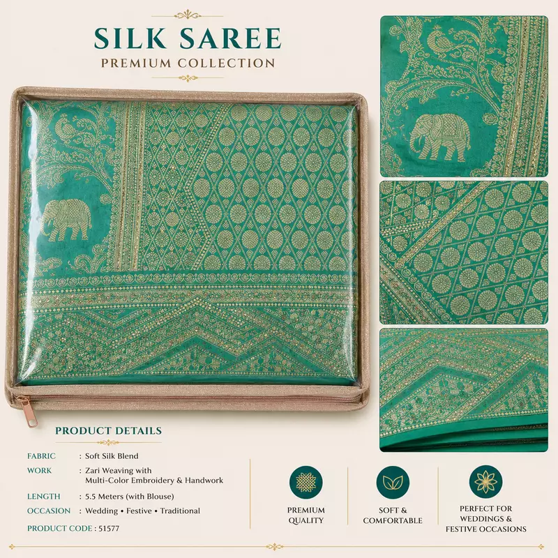 Silk Saree DN. 51577-JENNIFER