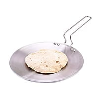 Wonderchef Nigella Tri-Ply 26 cm Roti Tawa 4mm Thickness Compatible with All cooktops