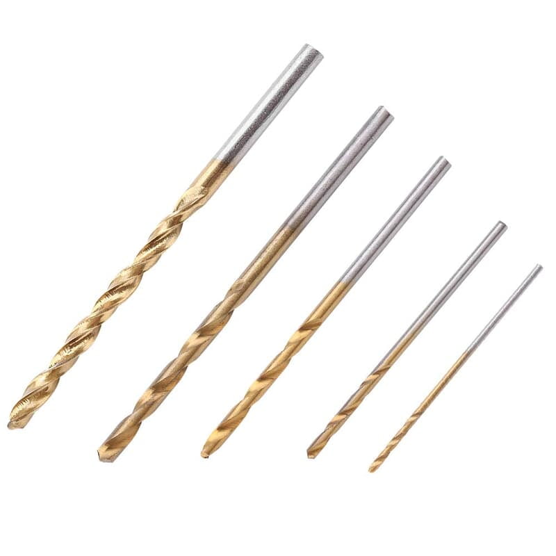 Drill Bits S.S. 03" (Titanium Coated)