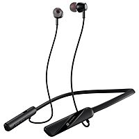 Portronics Harmonics Z10 Bluetooth In-Ear Headset – V5.3, Type-C | 35Hrs Play Time | Black