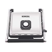Borosil Super Jumbo 2000-Watt Grill Sandwich Maker, Black