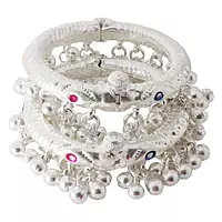 Silver Anklets for Baby / 2 to 7 months old baby