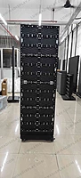 Foldable aluminium diecast indoor LED standee cabinet 640 x 1920 mm, front service – Lumina