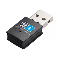 HAMMOK-RYAN USB Wi-Fi + Bluetooth Dongle provides fast internet and stable Bluetooth connections. Compact, user-friendly, ideal for laptops and desktops.