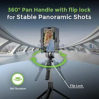 UltraProlink UM1234 - Snap-Z One Selfie Stick & Tripod