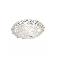 Silver Bowl, Spoon, Glass and Plate