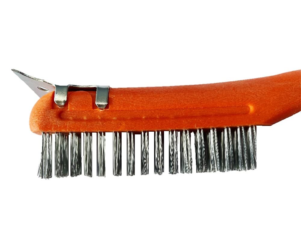 Jon Bhandari Steel Wire Brush With Scraper JB-B-024 Jon Bhandari Steel Wire Brush With Scraper JB-B-024