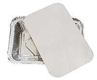 Aluminium Silver Foil Containe