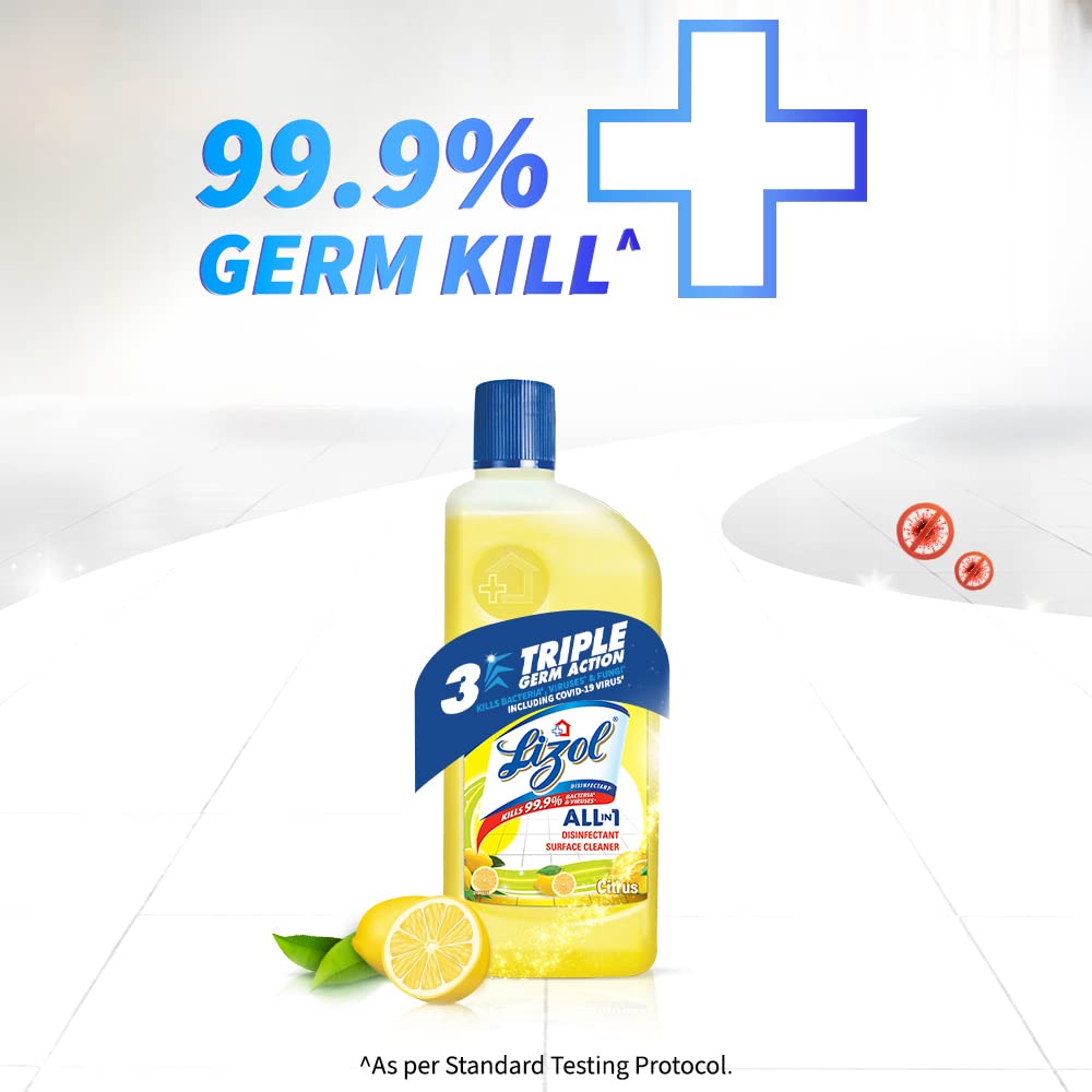 Lizol Disinfectant Surface & Floor Cleaner Liquid,l - 500ml |