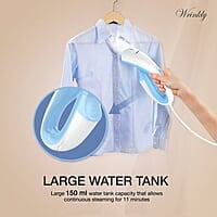 Havells Wrinkly Hand Held Garment Steamer 920 Watts - Ergonomic Design,150Ml Tank Capacity