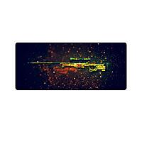 PubG AWM Gun Keyboard Mat – 70 x 30 cm | Gaming Desk Mat | Black