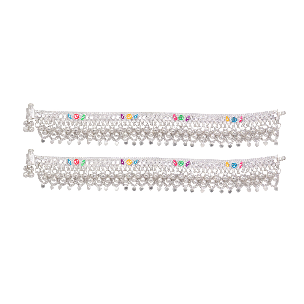Silver Anklets for women/Kolusu/Chain model