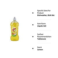 Vim Dishwash Liquid Gel Lemon, 500 ml Bottle