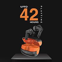 Just Corseca Sonnet TWS Earbuds – Bluetooth 5.4 | Quad Mic ENC | 42H Playtime | Black