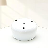 Pearl White Decorative Metal Planter