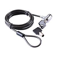 Lapcare LNL‑9292: keyless 3‑digit combo numeric lock for laptops and accessories featuring 1.7 m stainless‑steel cable, cut‑resistant PVC coating—convenient & secure.