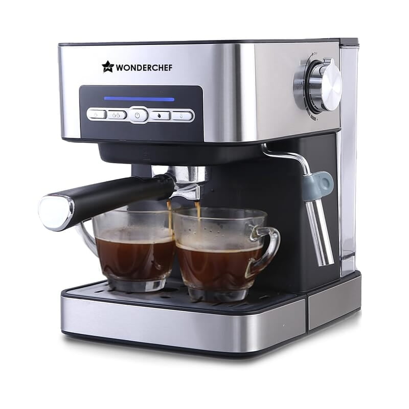 Wonderchef Regalia Espresso Coffee Maker 20 Bar  Espresso, Cappuccino, Latté, Macchiato or Ristretto at Home