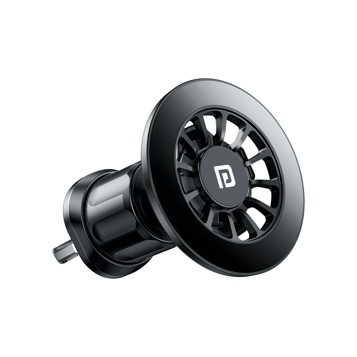 Portronics Mogun 2 Magnetic Mobile Holder – 360° Rotation | Powerful Magnet| Black | 1 Year Warranty