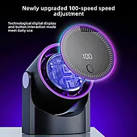Portronics Chill On Table Fan – 3 Speed | Noiseless | Rechargeable | White | 1 Year Warranty