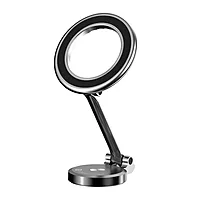 Portronics Mogun 3 Magnetic Car Phone Holder – 360° Rotation | Adjustable | Silver | 1 Year Warranty