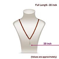 Rudraksha Mala/Chain with Ayyappa Pendent/Dollar