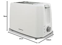 Havells Crisp Plus Pop-Up Toaster, White, 750 Watts