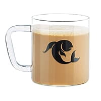 Borosil Glass Mug - 1 Piece, Pisces Transparent, 305ml
