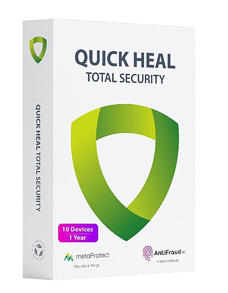 Quick Heal Total Security 10 User 1 Year Antivirus Physical Box