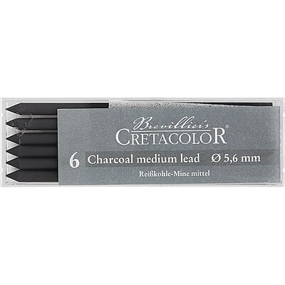CRETACOLOR CHARCOAL LEADS BLACK