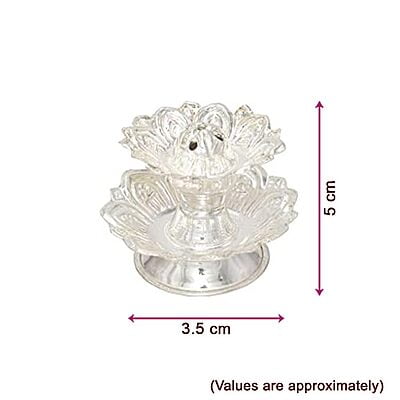 Silver Agarbathi Stand 19g