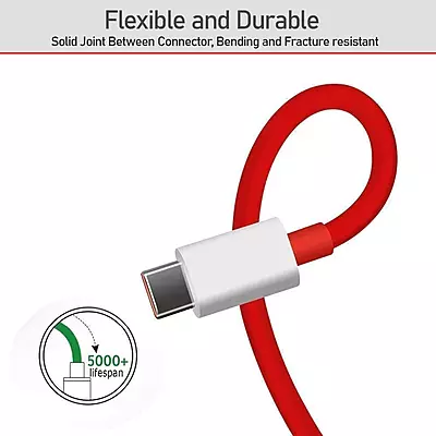 Digitek WARP / Dash Charge Type C Data Cable 1 Meter Color White (DC 1M C OP) Digitek WARP / Dash Charge Type C Data Cable 1 Meter Color White (DC 1M C OP)