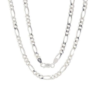 Sterling Silver Men's Figaro Chain