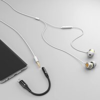 Portronics iKonnect C USB-C to 3.5mm AUX Adapter – Audio Extension Connector