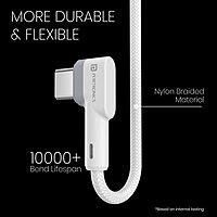 Portronics Konnect Link CL – 27W Type-C to Lightning Cable, 1M, fast charging, durable design, compatible with iPhone and iPad, high-speed data transfer, perfect for everyday use.