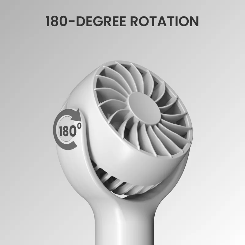 Portronics Toofan Mini Rechargeable Fan – Green: Compact, portable fan with powerful airflow. USB rechargeable, lightweight design, perfect for home, office, or outdoor use. Stay cool anywhere!