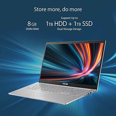 Open Box ASUS Vivo Book 15 (2022) Intel C. i3 10th Gen 1005G1 - 8 GB/512 GB SSD (X515JA-EJ392WS)