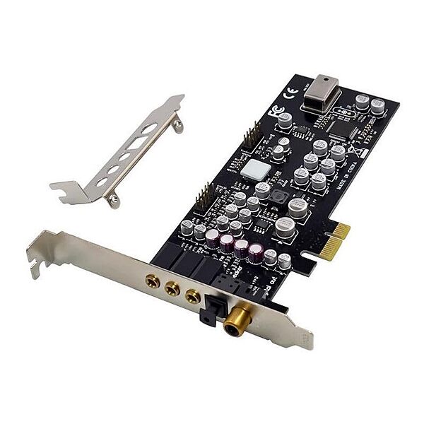 Live Tech PCIe 1x Sound Card for Desktop offers high-quality audio output, low latency, and easy installation. Perfect for gamers and music enthusiasts seeking enhanced sound performance.