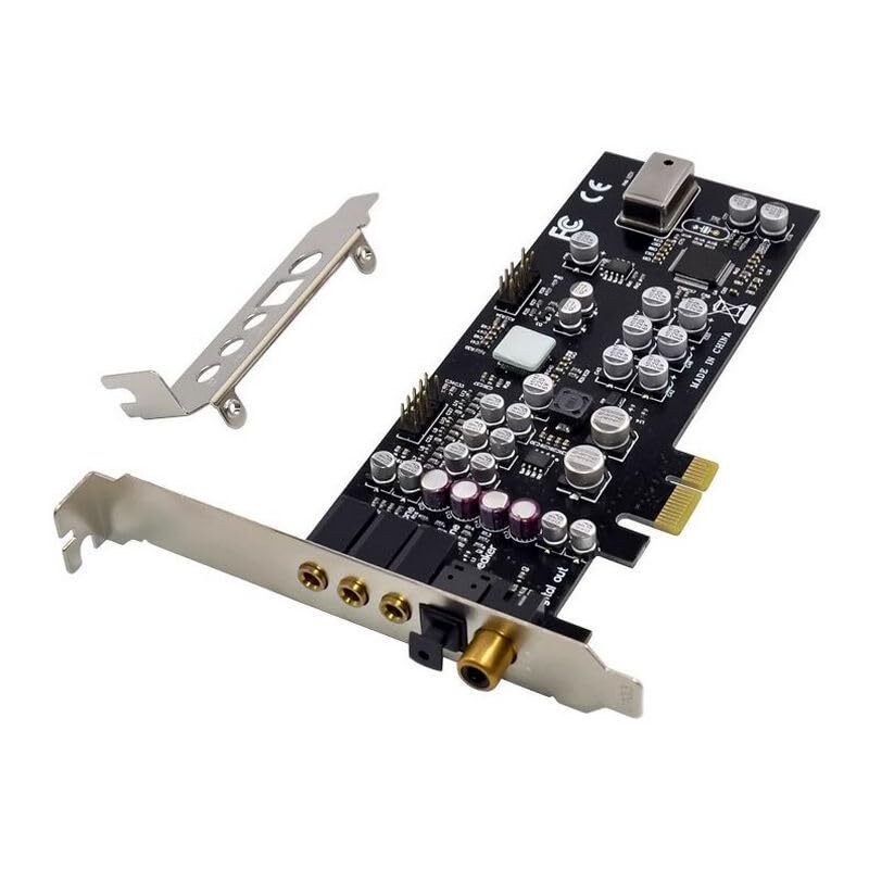 Live Tech PCIe 1x Sound Card for Desktop offers high-quality audio output, low latency, and easy installation. Perfect for gamers and music enthusiasts seeking enhanced sound performance.