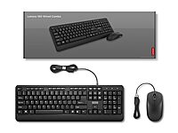 Lenovo 160 Wired Keyboard Mouse