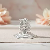 Sterling Silver Ganapathy Incense Holder – 18g Pooja Gift