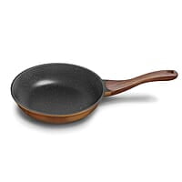 Preethi Artistic Collection Die Cast Non Stick Fry Pan, 24 cm,with Glass Lid