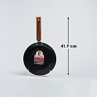 Wonderchef Ebony Roti Tawa 25cm Non Stick Tawa 4..88 mm Wooden Handle