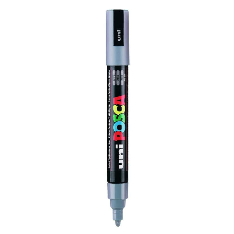 UNI POSCA MARKER - 5m GREY UNI POSCA MARKER - 5m GREY