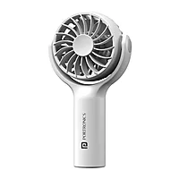 Portronics Toofan Mini Rechargeable Fan – Green: Compact, portable fan with powerful airflow. USB rechargeable, lightweight design, perfect for home, office, or outdoor use. Stay cool anywhere!